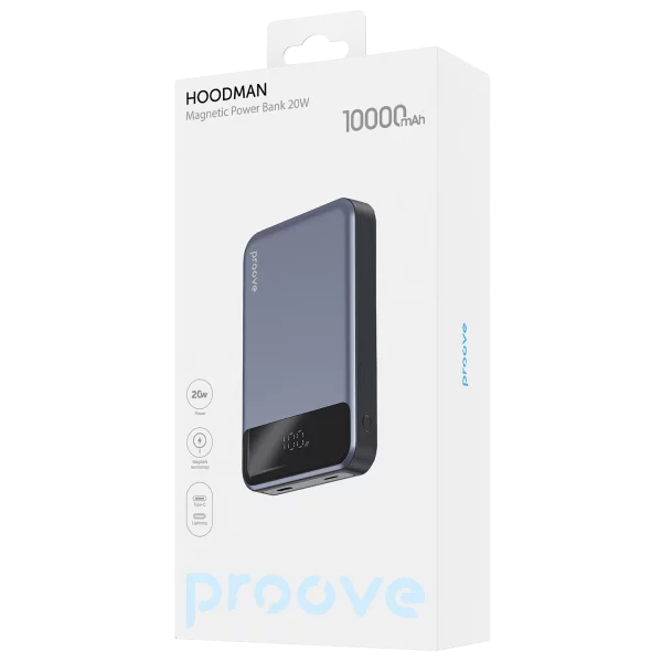 Power Bank Proove Hoodman Magnetic 20W 10000mAh - Photo 2