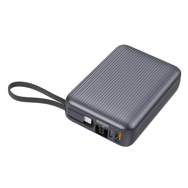 Power Bank Proove Moon Rock 22.5W 20000mAh With Integrated Charging Cables Type-C/Lightning