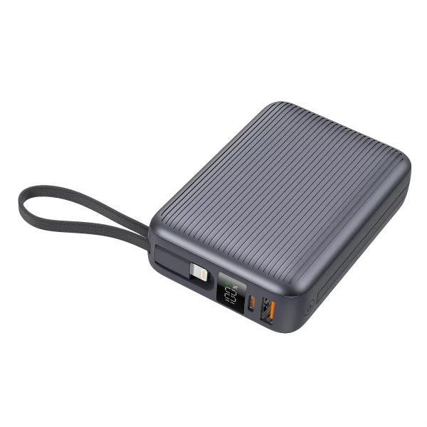 Power Bank Proove Moon Rock 22.5W 20000mAh With Integrated Charging Cables Type-C/Lightning