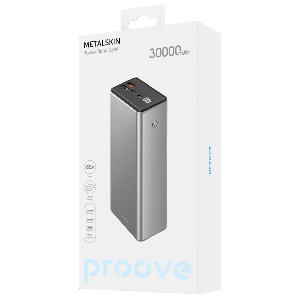 Power Bank Proove Metalskin 65W 30000mAh - Photo 1