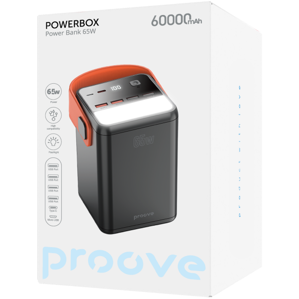 Power Bank Proove Powerbox 65W 60000mAh