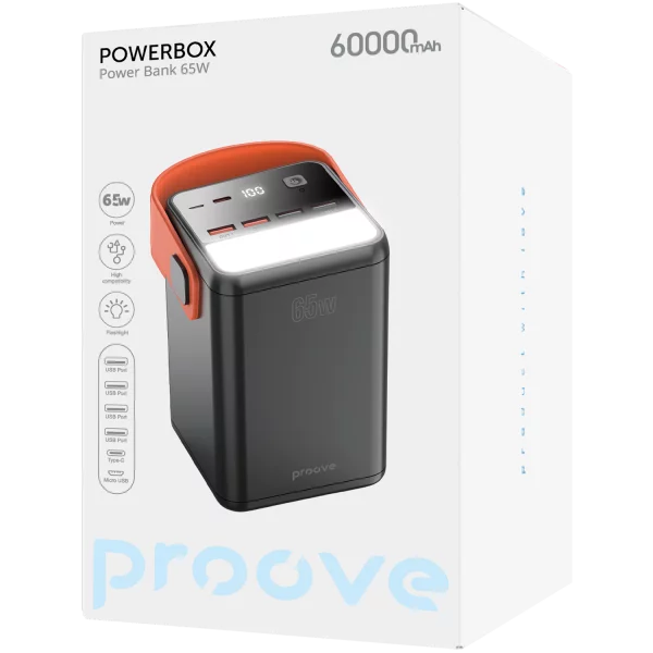 Power Bank Proove Powerbox 65W 60000mAh - Photo 5