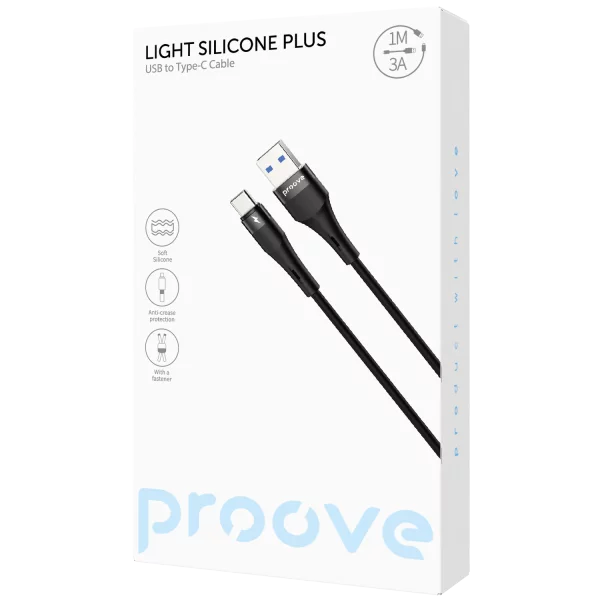 Cable Proove Light Silicone Plus USB to Type-C - Photo 1