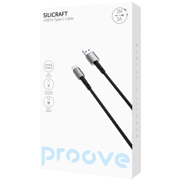 Cable Proove Silicraft USB to Type-C 3A (1m) - Photo 1
