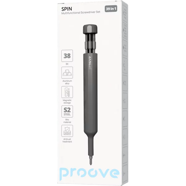 Multifunctional Screwdriver Set Proove Spin 39in1 - Photo 1