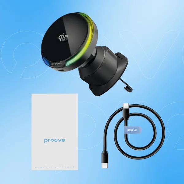 Car Mount With Wireless Charger Proove Spark Qi2.2 25W - Photo 10
