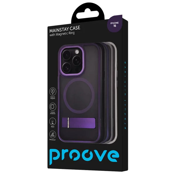 Proove Mainstay Case with Magnetic Ring iPhone 16 - Photo 1