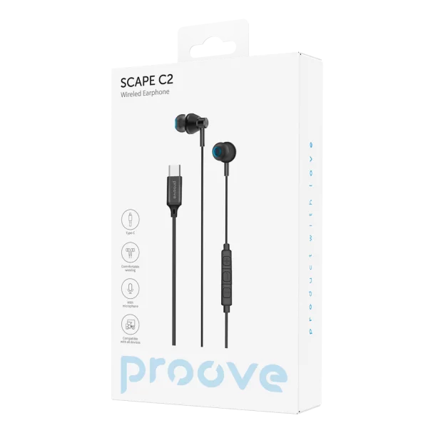 Earphones Proove Scape C2 Type-C - Photo 1