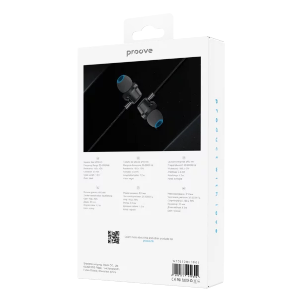 Earphones Proove Scape J1 3.5mm - Photo 2