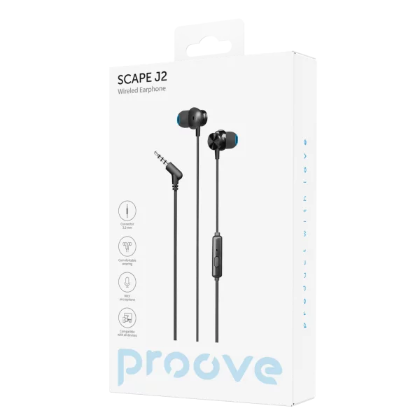 Earphones Proove Scape J2 3.5mm - Photo 1