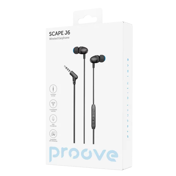 Earphones Proove Scape J6 3.5mm - Photo 1