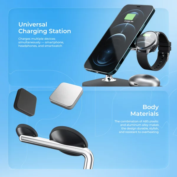 Бездротовий ЗП Proove Magnetic Field 3 in 1 - фото 6