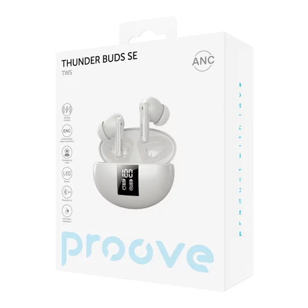 Wireless Earphones Proove Thunder Buds SE TWS with ANC APP - Photo 2