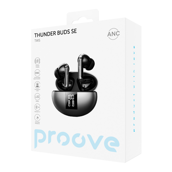 Wireless Earphones Proove Thunder Buds SE TWS with ANC APP - Photo 2