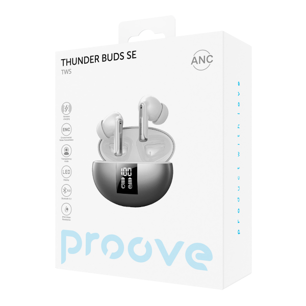 Wireless Earphones Proove Thunder Buds SE TWS with ANC APP - Photo 2