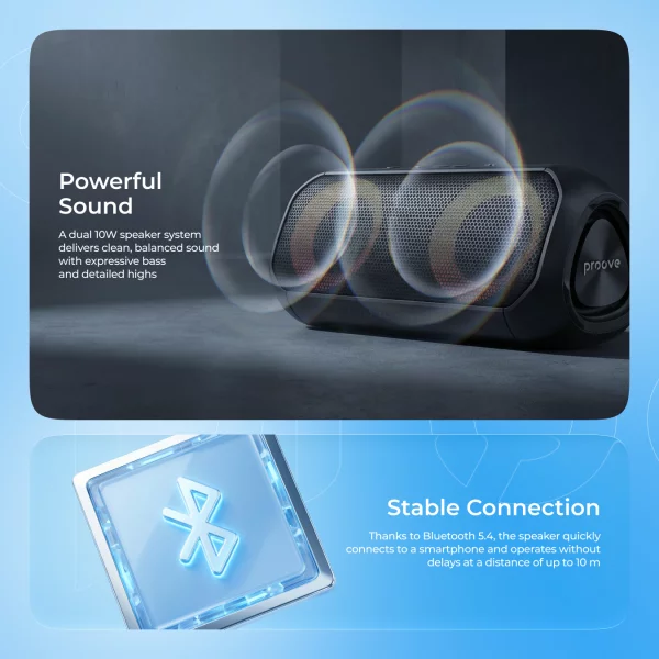 Przenośny głośnik Proove Third Element SE 20W (APP) - Zdjęcie 9
