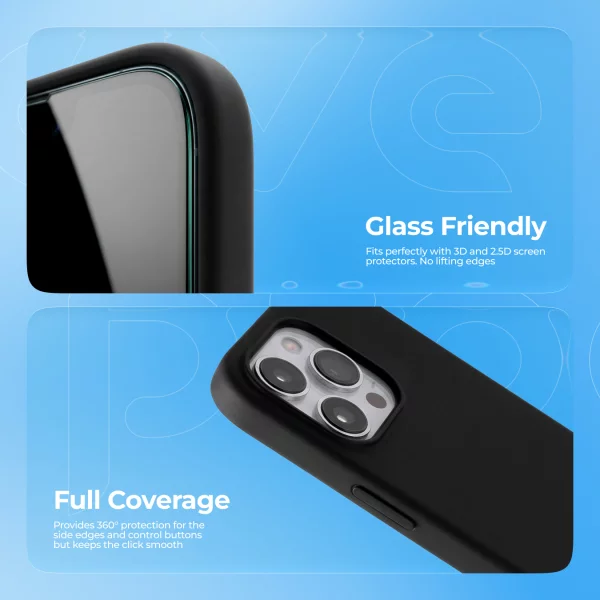 Silikonowe etui Proove z pierścieniem magnetycznym do iPhone'a 14 Pro - Zdjęcie 3