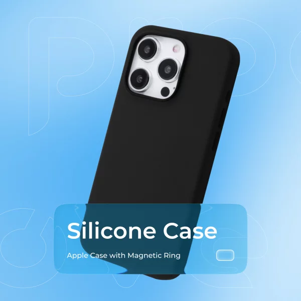 Silikonowe etui Proove z pierścieniem magnetycznym do iPhone'a 14 Pro Max - Zdjęcie 2