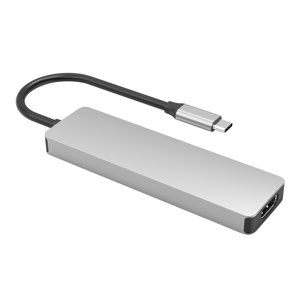 Type-C-HUB Proove Iron Link Type C to 2*USB3.0+HDMI+Type-C+PD (5 in 1) - Photo 3