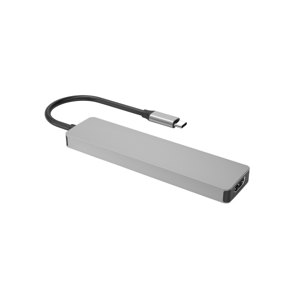 Type-C-HUB Proove Iron Link Type-C to 2*USB3.0 + USBC +HDMI + PD +SD/TF (7 in 1) - Photo 3