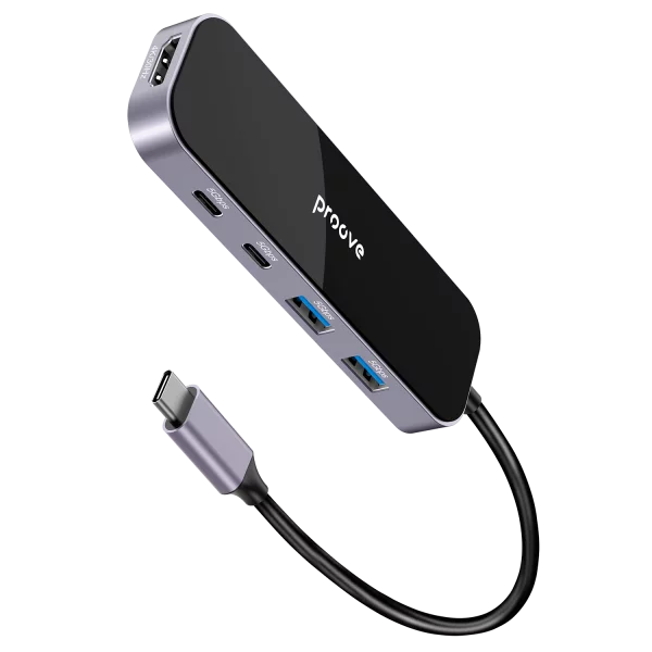 Type-C-HUB Proove Shadow (2*USB3.0 + Type-C + PD100W + HDMI) - Photo 2
