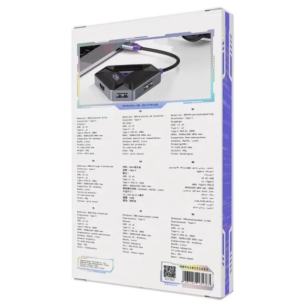 Type-C-HUB Proove Spectre (2*USB3.0 + Type-C + PD100W + HDMI) - Photo 2