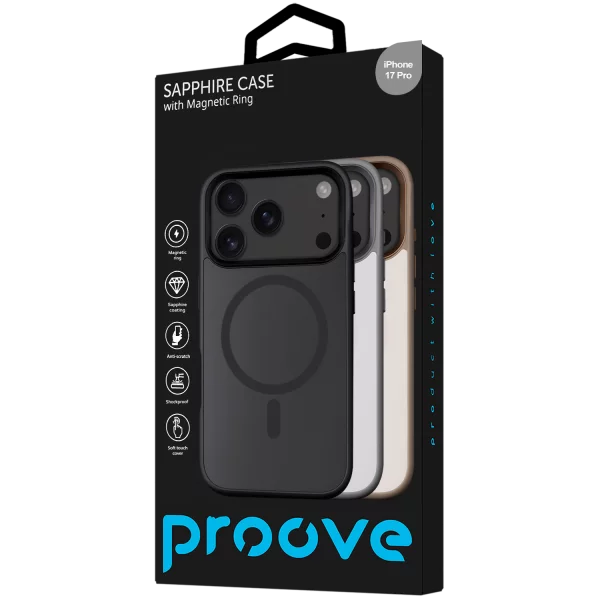 Proove Sapphire Case with Magnetic Ring iPhone 17 Pro - Photo 2