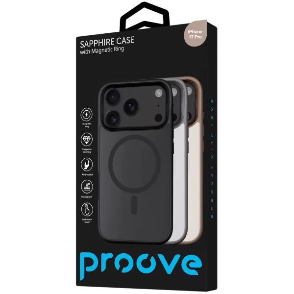 Proove Sapphire Case with Magnetic Ring iPhone 17 Pro - Zdjęcie 2