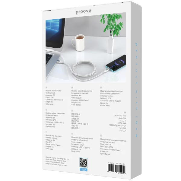 Cable Proove WireX USB to Type-C 3A (1m) - Photo 2