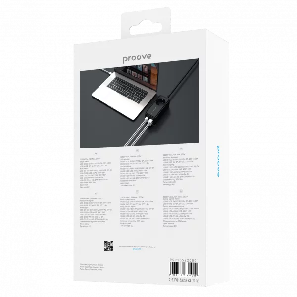Power Strip Proove Power Strip Homester PD-03 1AC 65W (2 Type-C + 2USB) - Photo 6
