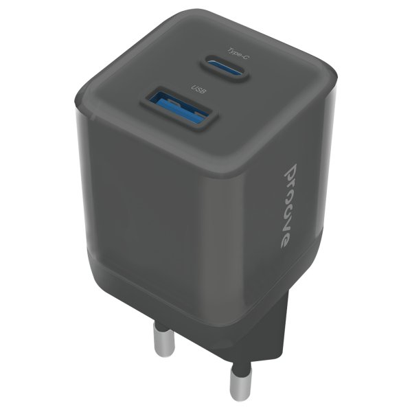 Wall Charger Proove Pure GaN Plus 30W (Type-C + USB) - Photo 2
