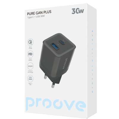 Pure GaN Plus 30W (Type-C + USB)
