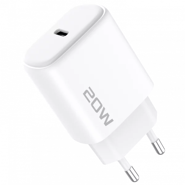 Wall Charger Proove Silicone Power 2 20W (Type-C) + Cable Type-C to Lightning 27W (1m) - Photo 1