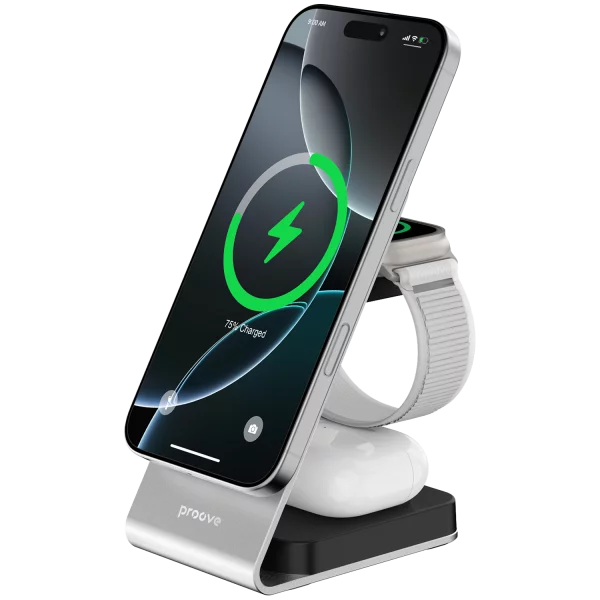 Wireless charger Proove Focus 3 in 1 Qi2.2 25W - photo 4