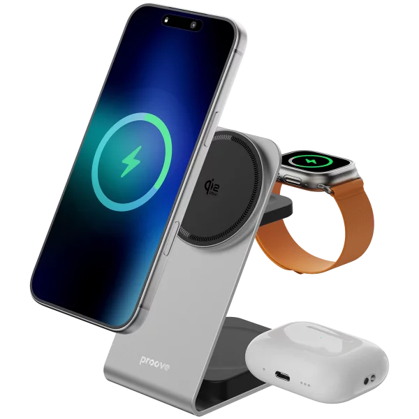Wireless charger Proove Focus 3 in 1 Qi2.2 25W - photo 5