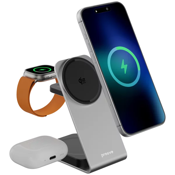 Wireless charger Proove Focus 3 in 1 Qi2.2 25W - photo 6