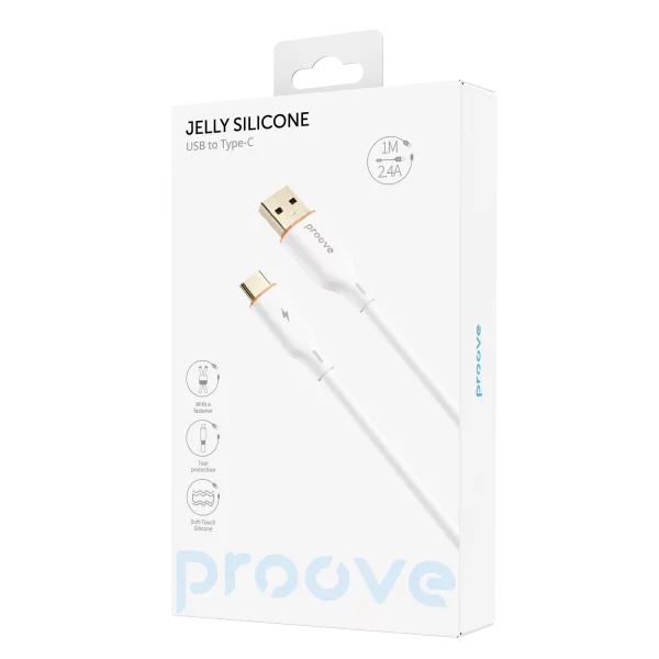 Cable Proove Jelly Silicone Type-C 2.4A (1m) - Photo 4