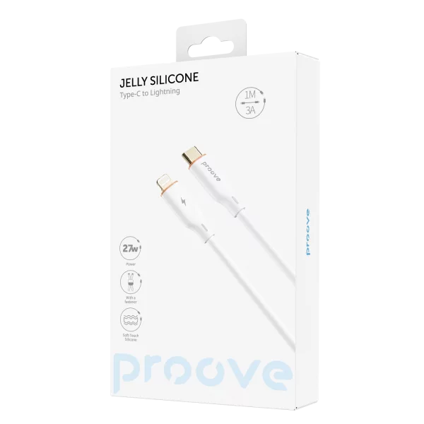 Cable Proove Jelly Silicone Type-C to Lightning 27W (1m) - Photo 4