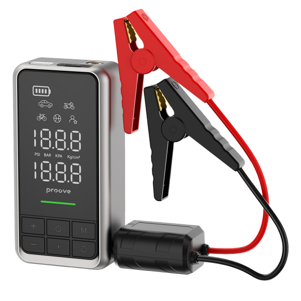 Car Jump Starter Proove 2 in 1 Air Jump + Pump 10400mAh 1000A - Photo 2