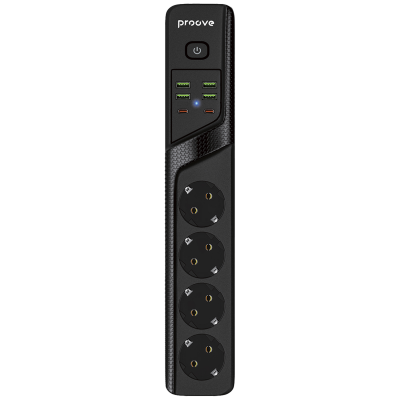 Power Strip Proove Power Socket P-04 (4 sockets + 4 USB + 2 Type-C) 3М