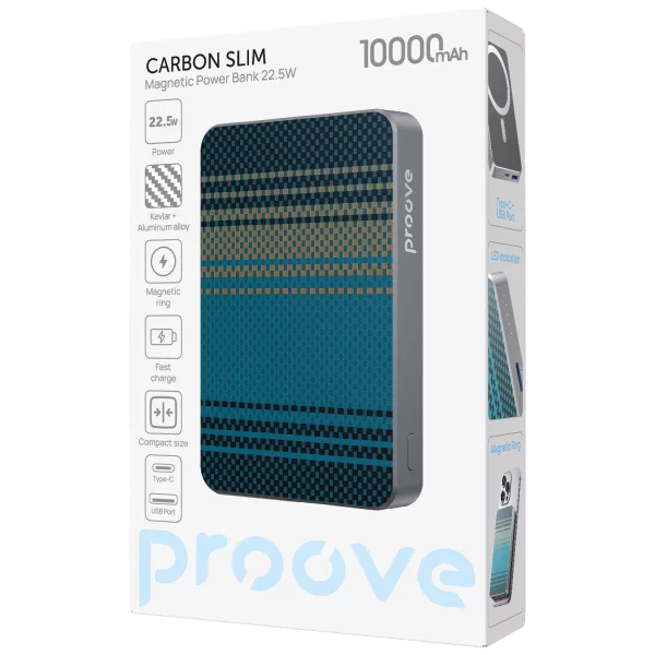 Power Bank Proove Carbon Slim 22.5W 10000mAh - fotoğraf 6