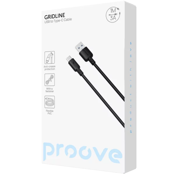 Cable Proove GridLine USB to Type-C 3A (1m) - foto 1
