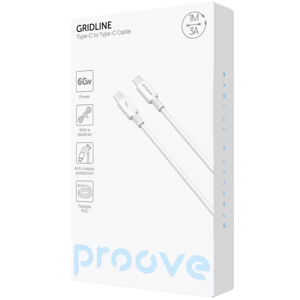 Kabel Proove GridLine Typ C auf Typ C 60W (1m) - Foto 1