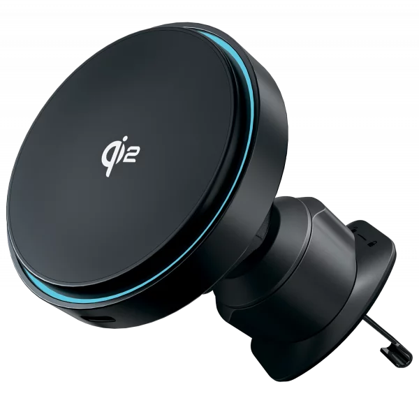 Wireless Charging Car Holder Proove Light Circle Qi2 15W