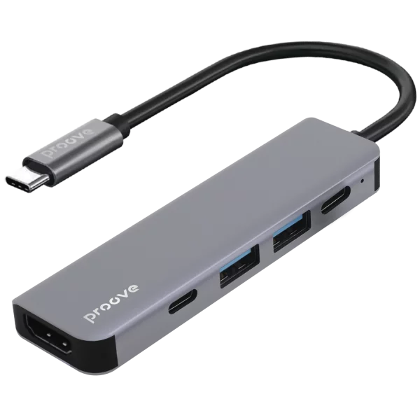 Type-C-HUB Proove Arc Link 5 in 1 (2*Type-C + 2*USB3.0 + HDMI)
