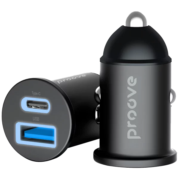 Car Charger Proove Tiny Power 30W (Type-C + USB) - Photo 3