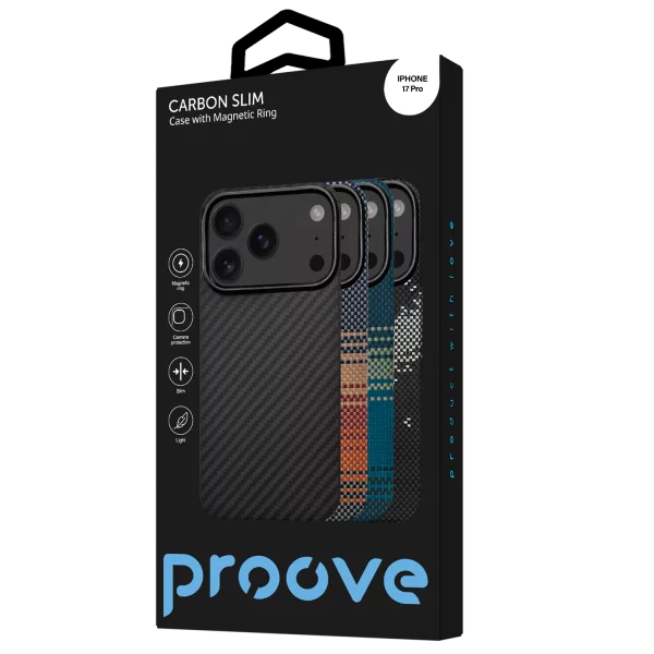 Proove Carbon Slim with Magnetic Ring iPhone 17 Pro - 照片 2