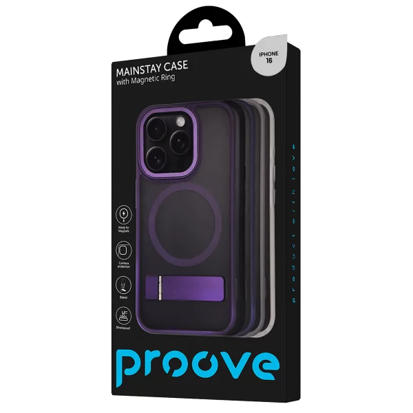 Proove Mainstay Case with Magnetic Ring iPhone 16 - Photo 1