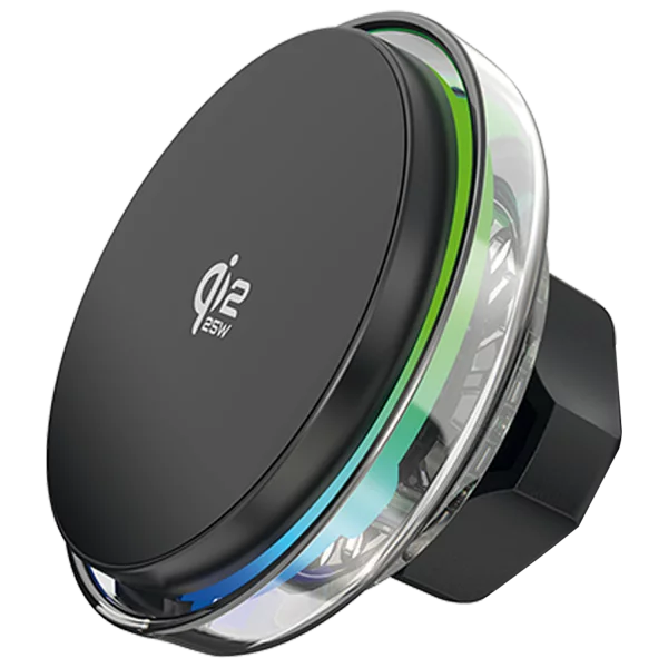 Car Mount With Wireless Charger Proove Light Crystal Qi2.2 25W - фото 1