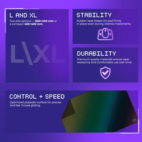 Ігрова поверхня Proove Gaming Radiance XL - фото 4